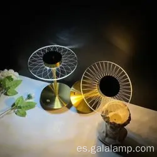 Lámpara de mesa de cristal incomprable con diseño nórdico moderno